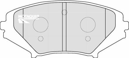 Motaquip LVXL1211 - Тормозные колодки, дисковые, комплект autosila-amz.com