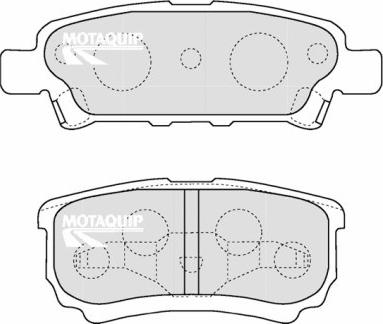 Motaquip LVXL1218 - Тормозные колодки, дисковые, комплект autosila-amz.com