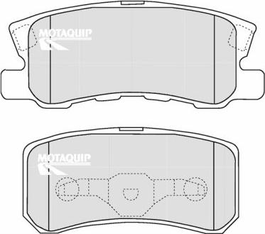 Motaquip LVXL1217 - Тормозные колодки, дисковые, комплект autosila-amz.com