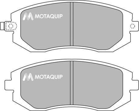 Motaquip LVXL1233 - Тормозные колодки, дисковые, комплект autosila-amz.com