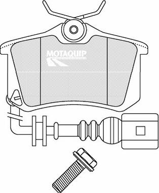 Motaquip LVXL1704 - Тормозные колодки, дисковые, комплект autosila-amz.com