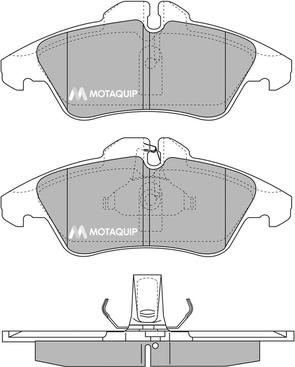 Motaquip LVXL177 - Тормозные колодки, дисковые, комплект autosila-amz.com