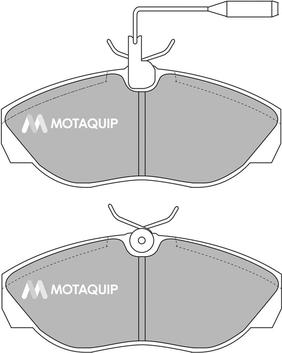 Motaquip LVXL889 - Тормозные колодки, дисковые, комплект autosila-amz.com