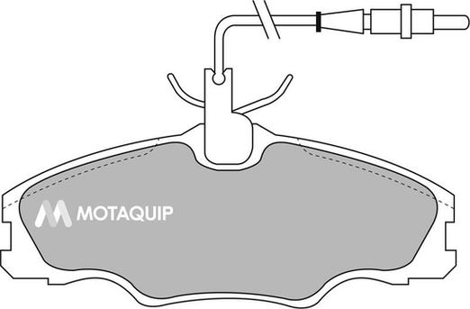 Motaquip LVXL887 - Тормозные колодки, дисковые, комплект autosila-amz.com