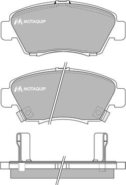 Motaquip LVXL874 - Тормозные колодки, дисковые, комплект autosila-amz.com