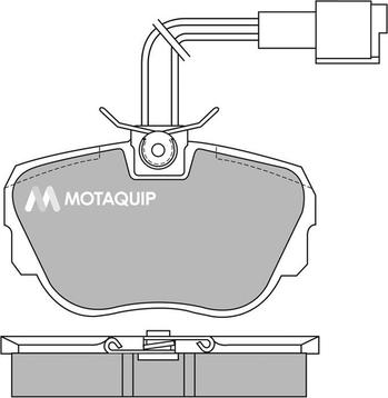 Motaquip LVXL399 - Тормозные колодки, дисковые, комплект autosila-amz.com