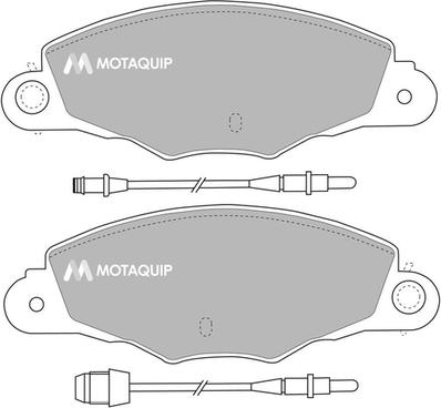 Motaquip LVXL319 - Тормозные колодки, дисковые, комплект autosila-amz.com