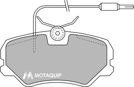 Motaquip LVXL311 - Тормозные колодки, дисковые, комплект autosila-amz.com