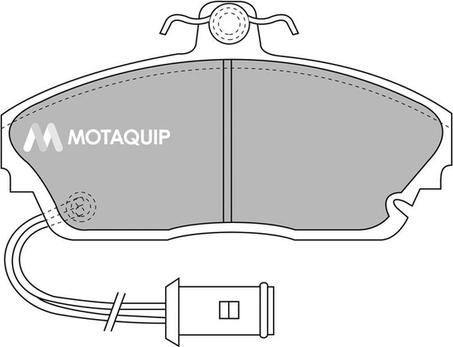 Motaquip LVXL387 - Тормозные колодки, дисковые, комплект autosila-amz.com