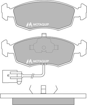 Motaquip LVXL780 - Тормозные колодки, дисковые, комплект autosila-amz.com