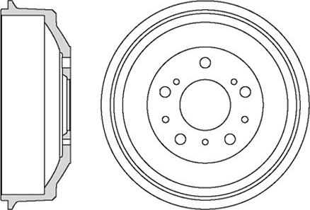 Motaquip VBD664 - Тормозной барабан autosila-amz.com