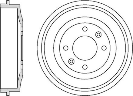 Motaquip VBD631 - Тормозной барабан autosila-amz.com