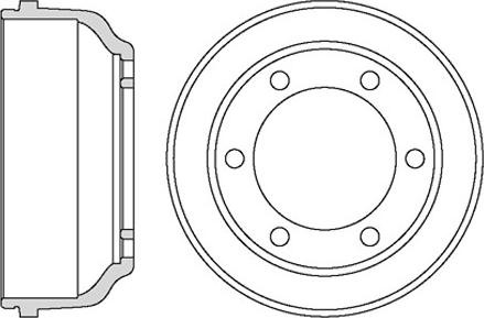 Motaquip VBD678 - Тормозной барабан autosila-amz.com