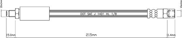 Motaquip VBH994 - Тормозной шланг autosila-amz.com