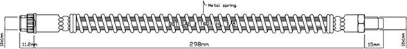 Motaquip VBH806 - Тормозной шланг autosila-amz.com