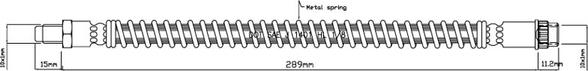 Motaquip VBH744 - Тормозной шланг autosila-amz.com