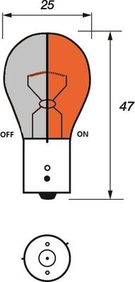 Motaquip VBU993 - Лампа накаливания, фонарь указателя поворота autosila-amz.com