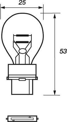 Motaquip VBU3157 - Лампа накаливания, фонарь указателя поворота autosila-amz.com