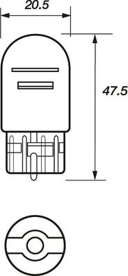 Motaquip VBU380W - Лампа накаливания, фонарь сигнала тормоза autosila-amz.com