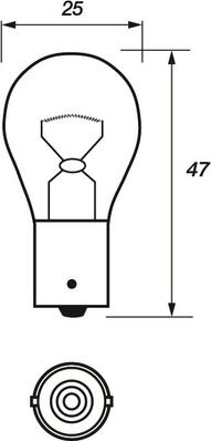 Motaquip VBU382 - Лампа накаливания, фонарь указателя поворота autosila-amz.com