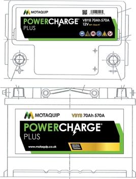 Motaquip VBY8 - Стартерная аккумуляторная батарея, АКБ autosila-amz.com