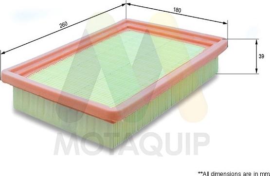 Motaquip VFA921 - Воздушный фильтр, двигатель autosila-amz.com