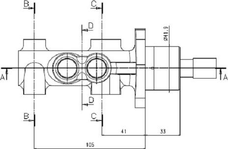 Motaquip VMC224 - Главный тормозной цилиндр autosila-amz.com