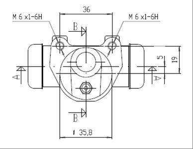 Motaquip VWC475 - Колесный тормозной цилиндр autosila-amz.com