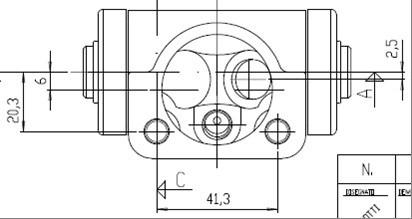 Motaquip VWC543 - Колесный тормозной цилиндр autosila-amz.com