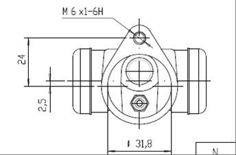 Motaquip VWC538 - Колесный тормозной цилиндр autosila-amz.com
