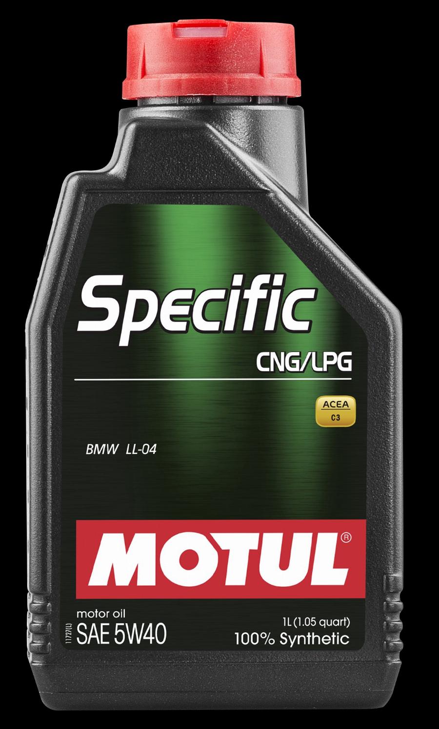 Motul 101717 - Масло моторное 5W40 MOTUL 1л синтетика Specific CNG/LPG A3/B4/C3, SM/CF autosila-amz.com