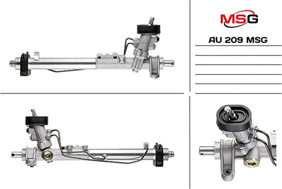 MSG AU 209 - Рулевой механизм, рейка autosila-amz.com