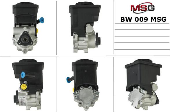 MSG BW 009 - Гидравлический насос, рулевое управление, ГУР autosila-amz.com