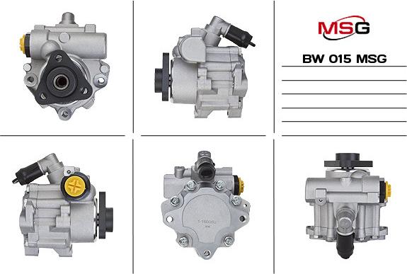 MSG BW015 - Гидравлический насос, рулевое управление, ГУР autosila-amz.com