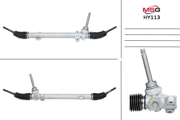 MSG HY 113 - Рулевой механизм, рейка autosila-amz.com