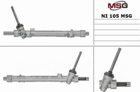 MSG NI 105 - Осевой шарнир, рулевая тяга autosila-amz.com