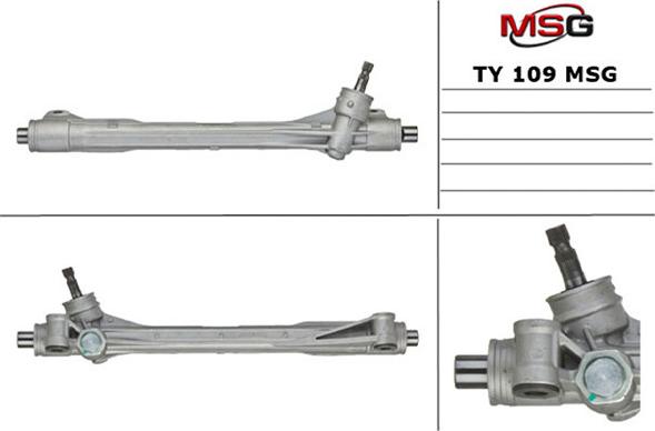 MSG TY 109 - Рулевой механизм, рейка autosila-amz.com
