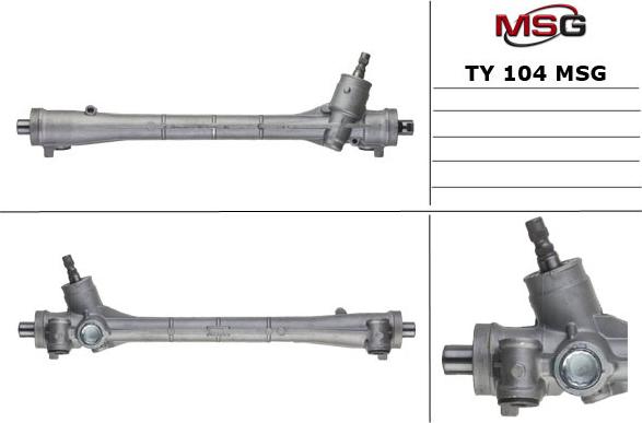 MSG TY 104 - Рулевой механизм, рейка autosila-amz.com