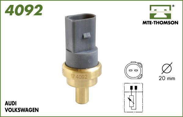 MTE-Thomson 4092 - Датчик, температура охлаждающей жидкости autosila-amz.com