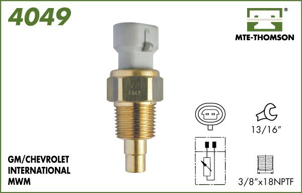 MTE-Thomson 4049 - Датчик, температура охлаждающей жидкости autosila-amz.com