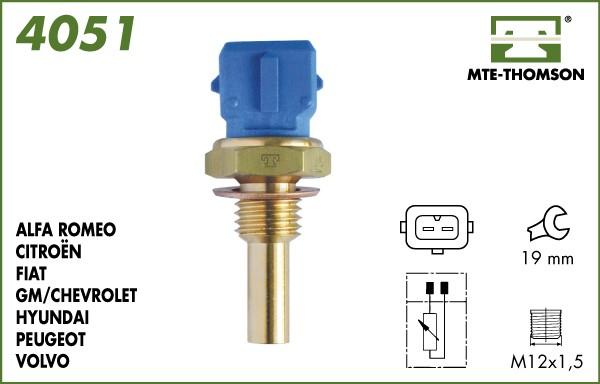 MTE-Thomson 4051 - Датчик, температура охлаждающей жидкости autosila-amz.com