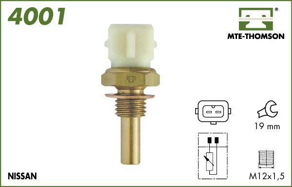 MTE-Thomson 4001 - Датчик, температура охлаждающей жидкости autosila-amz.com