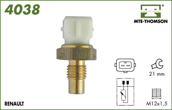 MTE-Thomson 4038 - Датчик, температура охлаждающей жидкости autosila-amz.com