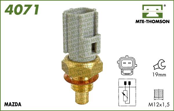 MTE-Thomson 4071 - Датчик, температура охлаждающей жидкости autosila-amz.com