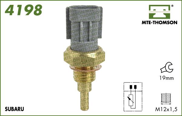 MTE-Thomson 4198 - Датчик, температура охлаждающей жидкости autosila-amz.com