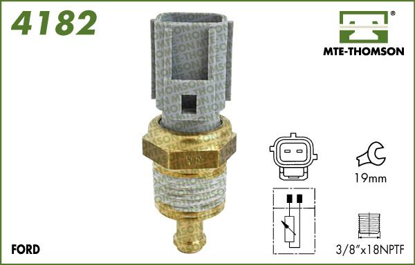 MTE-Thomson 4182 - Датчик, температура охлаждающей жидкости autosila-amz.com