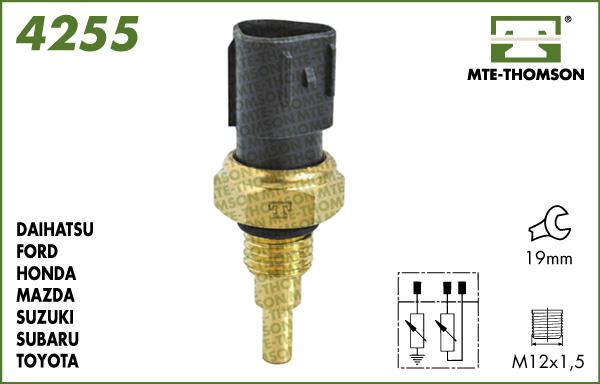 MTE-Thomson 4255 - Датчик, температура охлаждающей жидкости autosila-amz.com