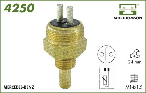 MTE-Thomson 4250 - Датчик, температура охлаждающей жидкости autosila-amz.com