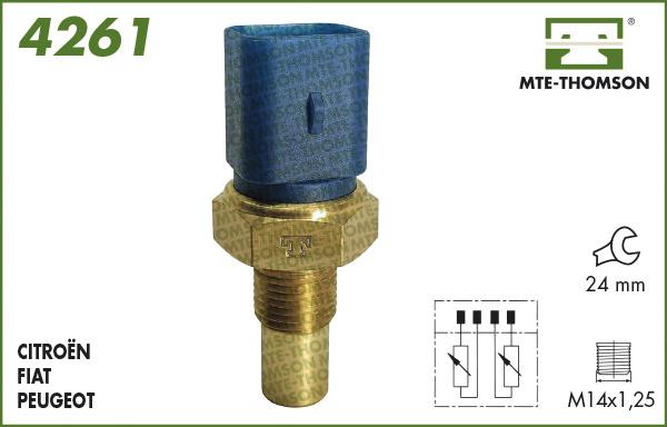 MTE-Thomson 4261 - Датчик, температура охлаждающей жидкости autosila-amz.com