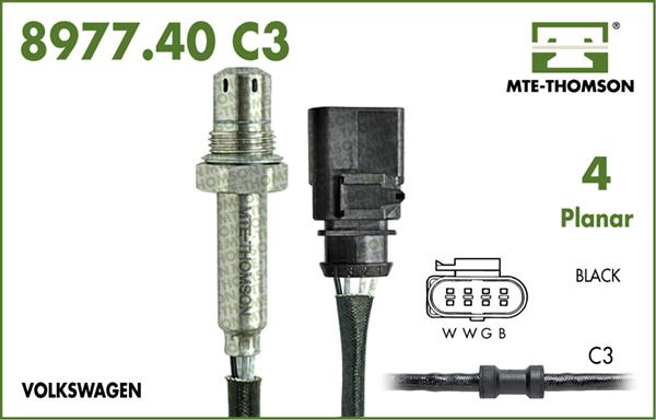 MTE-Thomson 8977.40.130C3 - Лямбда-зонд, датчик кислорода autosila-amz.com